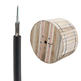OEM GYXTY 12 Core Black PE Outer Central Loose Tube Outdoor  Aerial and Duct SM Fiber Optic Cable