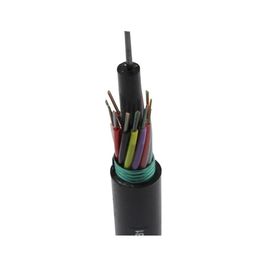 Loose Tube Stranded GYTS Outdoor Aerial  Duct 24 Core Single Mode Fiber Optic Cable