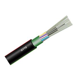 Steel Wire Strength Member 48 Core Single Mode Fiber Optic Cable for Outdoor and Aerial Installation