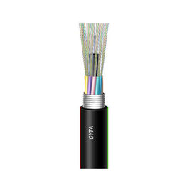 Single Loose Tube GYTA Outdoor Aerial and Duct 24 Core SM Fiber Optic Cable with Steel Wire Strength Member