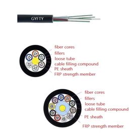 GYFTY 10 Core Loose Tube Non - Metallic &amp; Non - Armored Outdoor Fiber Optic Cable