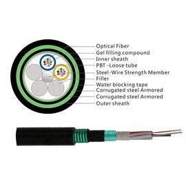 GYTA53 Underground Anti Rodent Direct Burial Armored Fiber Optic Cable