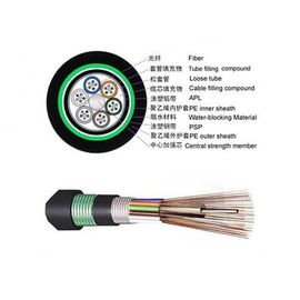 GYTS 6 Core Loose Tube Optical Fiber Cable For Telecommunication manufacture  directly
