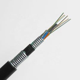 HDPE Double Sheath GYTA53/GYTS53 Single Mode Armored about Direct Buried Outdoor Fiber Optic Cable