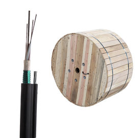 Aerial GYTC8S Loose Tube 6 Core Single Mode Armoured Fiber Optic Cable