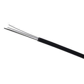 12 Core FTTH Drop Cable Single Mode Figure 8 Steel Wire Strength