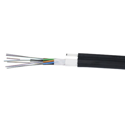 Bullet Resistant Armoured Optic Fibre Cable Double Jacket  Ethernet Light Weight
