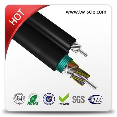 OEM 8 12 24 Core FIG8 Self Supporting Aerial Figure 8 Fiber Optic Cable(GYTC8S)
