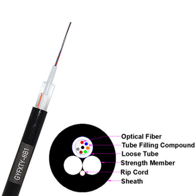 GYXTW Outdoor Fiber Optic Cable For Local Area Network System SM PE Outer Sheath