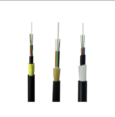 Non-Metal 12 Cores ADSS Fiber Optic Cable Aerial Self Supporting for Power Telecommunication