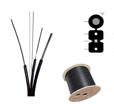 G657A1 Fiber FRP LSZH Sheath FTTH Drop Cable 1 Core Indoor Cabling System
