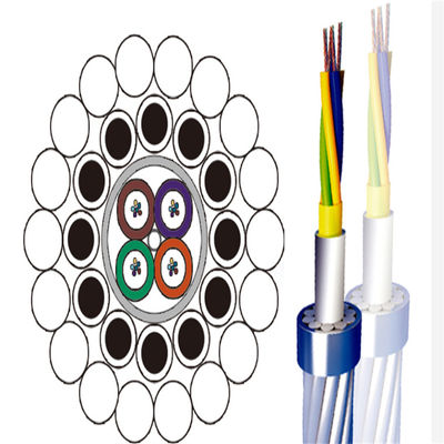 Overhead Ground Wire OPGW Cable Aluminum Clad Steel Wire Optical Fiber OPGW Cable