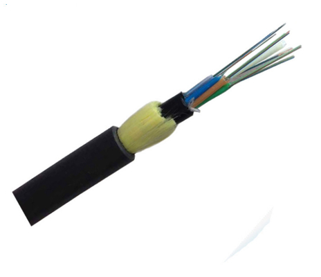 12 Core ADSS Fiber Optic Cable Aramid Yarn Water Blocking Tape Frp Strength Member